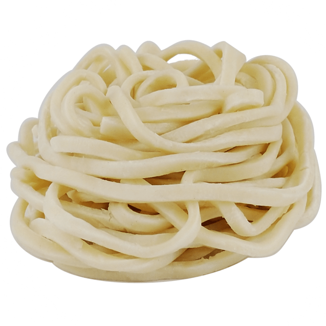 Traditional white Japanese white Udon Noodles