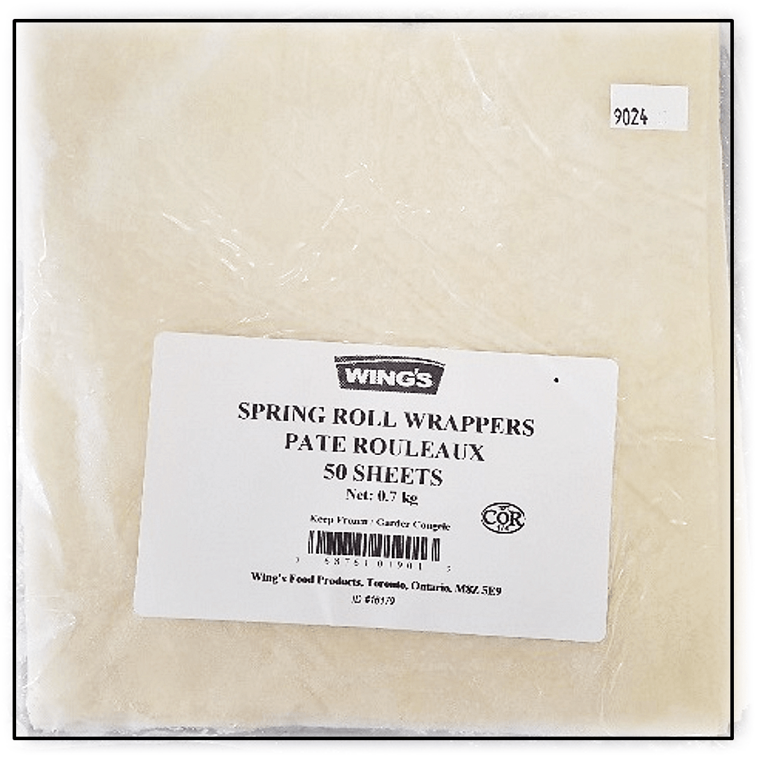 01901 Spring Roll Wraps “ Pack of square shaped spring roll wrappers “